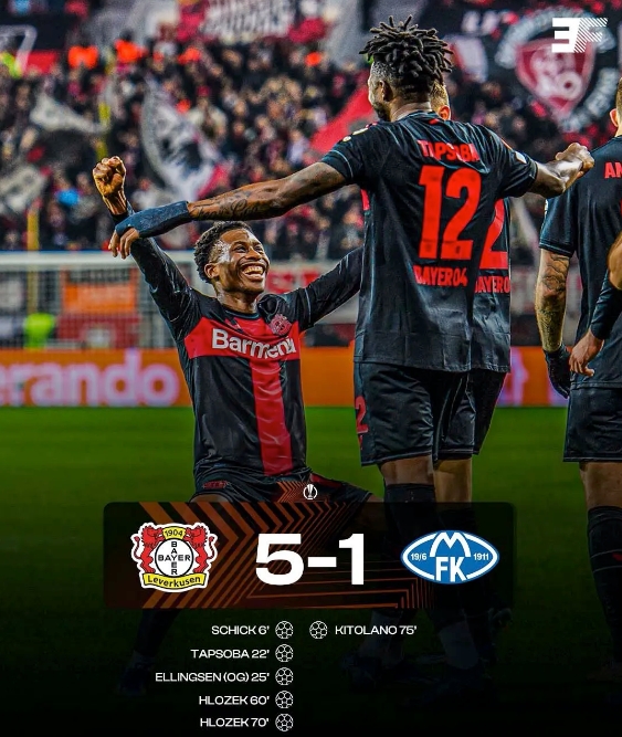 勒沃庫森全勝晉級！歐聯(lián)杯16強門票已拿下